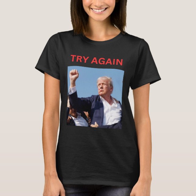 Camiseta Trump vuelve a intentarlo (Anverso)