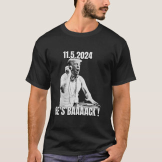 Camiseta Trump vuelve a ser gracioso retro DOJ que regresa 