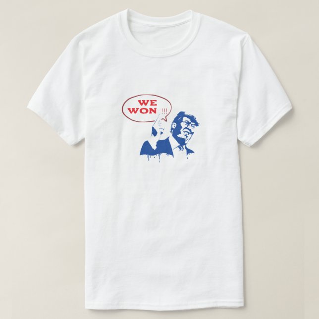 CAMISETA TRUMP WON (Diseño del anverso)