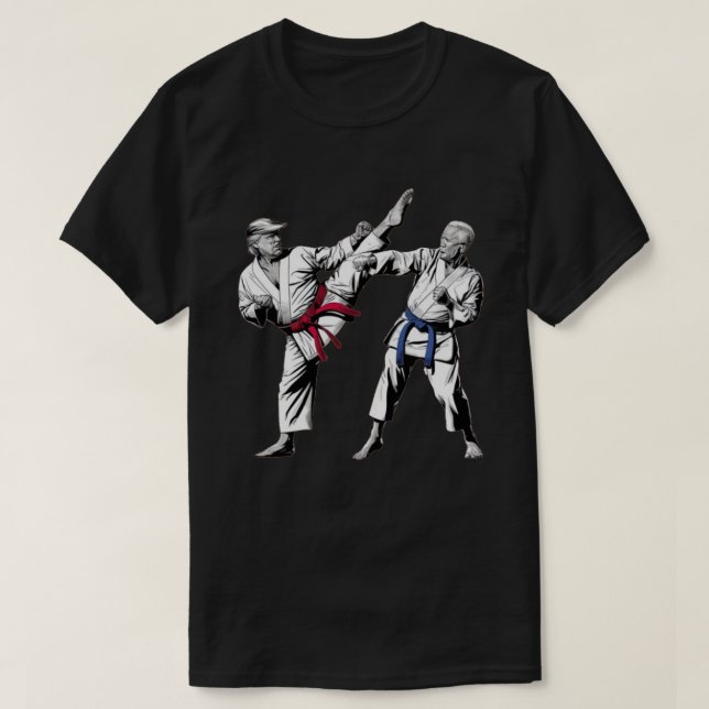 Camiseta Trump y Biden Karate (Diseño del anverso)