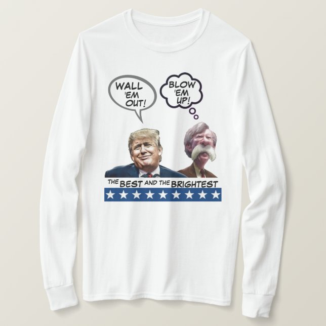 Camiseta Trump y Bolton (Anverso del diseño)