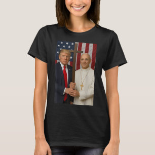 Camiseta Trump Y Camisas Populares - El Papa Leo Xiv Dios b