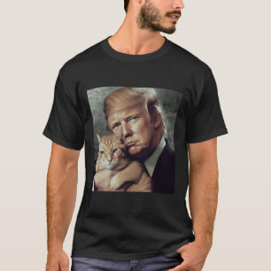 Camiseta Trump Y Cat - Meme divertido del gato Trump