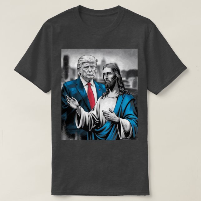 Camiseta Trump y Jesús (Diseño del anverso)