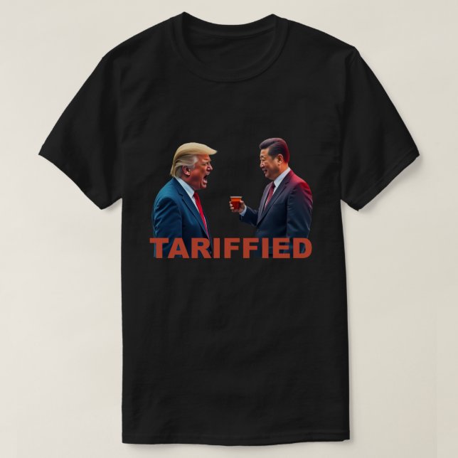 Camiseta Trump y Xi Jinping se arancelaron (Diseño del anverso)