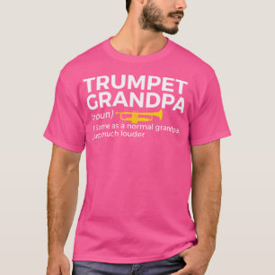 Camiseta Trumpet Abuela Definición Banda de Trumpet Funny