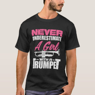 Camiseta Trumpet Chica Funny Trumpet Marchando en banda