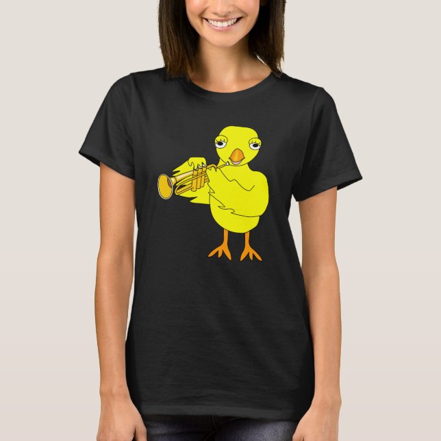 Camiseta Trumpet Chick (Anverso)