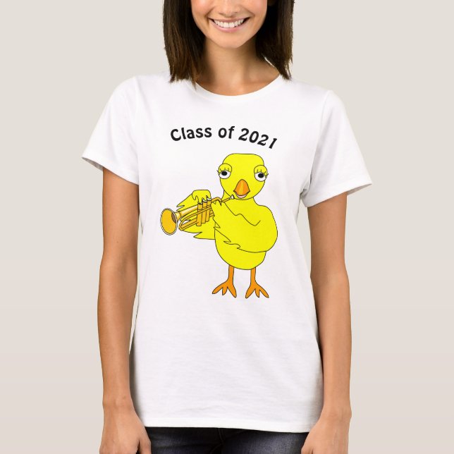 Camiseta Trumpet Chick Grad (Anverso)