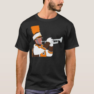Camiseta Trumpet de banda de marcha de Falcon de BGSU