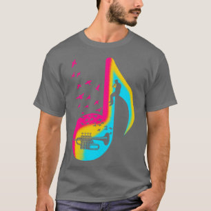 Camiseta Trumpet de color