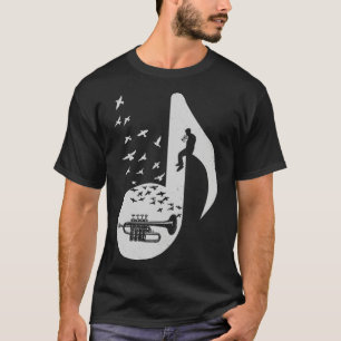Camiseta Trumpet de color musical