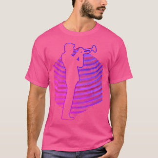 Camiseta Trumpet De Jazz De Trumpeta Femenina