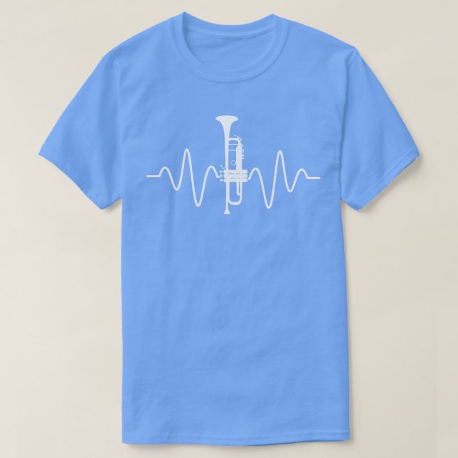 Camiseta Trumpet de latido (Diseño del anverso)