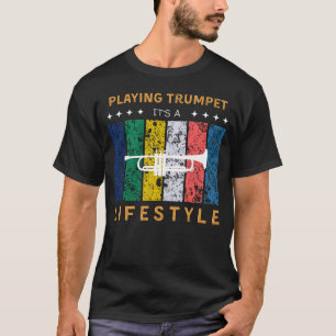 Camiseta Trumpet es un tonto estilo de vida
