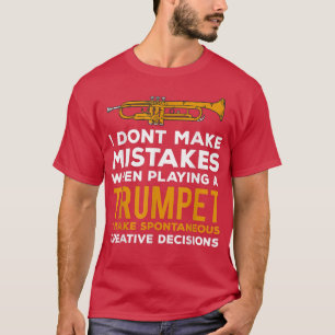 Camiseta Trumpet Funny Musiman Banda Jugador Trumpeter Músi