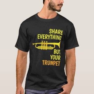 Camiseta Trumpet - Funny Trumpet en la marcha de jazz de br