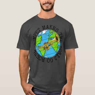 Camiseta Trumpet hace que el mundo gire alrededor del Trump