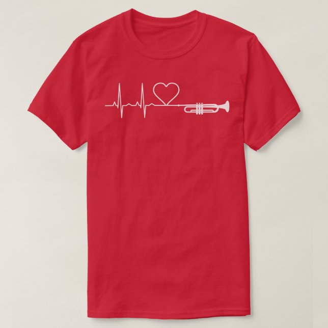 Camiseta Trumpet Heartbeat 1 (Diseño del anverso)