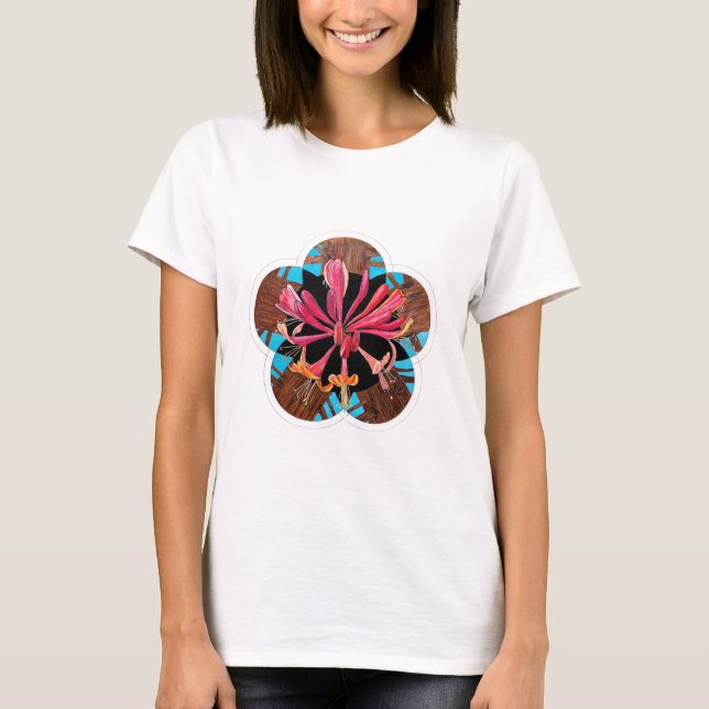 Camiseta Trumpet Honeysuckle en los jardines botánicos de N (Anverso)