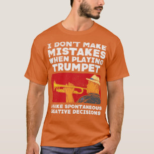Camiseta Trumpet jugando una trompeta