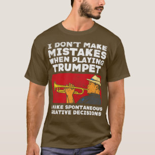 Camiseta Trumpet jugando una trompeta