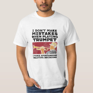 Camiseta Trumpet - Jugando Una Trumpeta