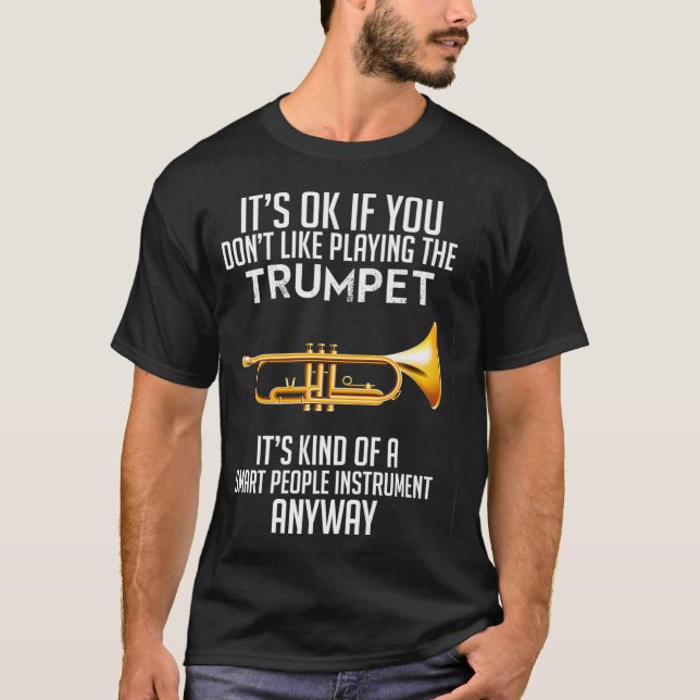 Camiseta Trumpet Lover Trumpet Músico Jazz Lover Hombres (Anverso)