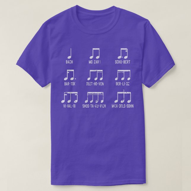 Camiseta Trumpet Man Music Notes Guitar Note Classic Compos (Diseño del anverso)