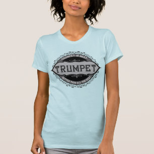 Camiseta Trumpet Mejor nota musical Círculo