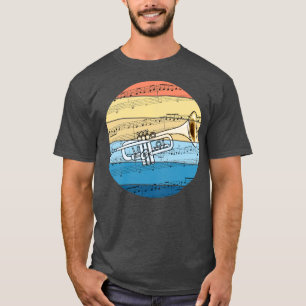 Camiseta Trumpet Music Notation Trumpeter