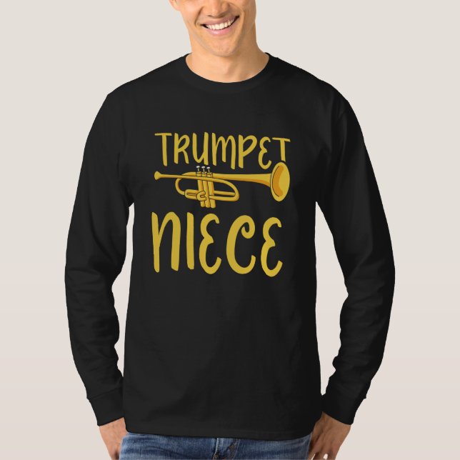 Camiseta Trumpet Niece Instrument Trumpeter Musician Player (Anverso)