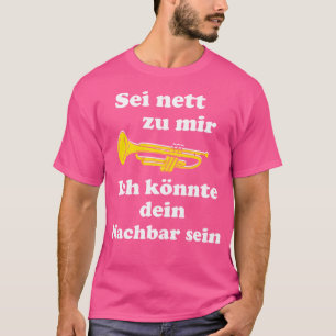 Camiseta Trumpet Para El Instrumento De La Orquesta De Bras