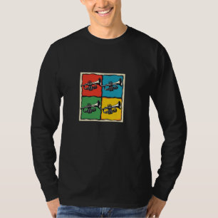 Camiseta Trumpet Pop Art Cuadrados Brass Music Orchestra Br
