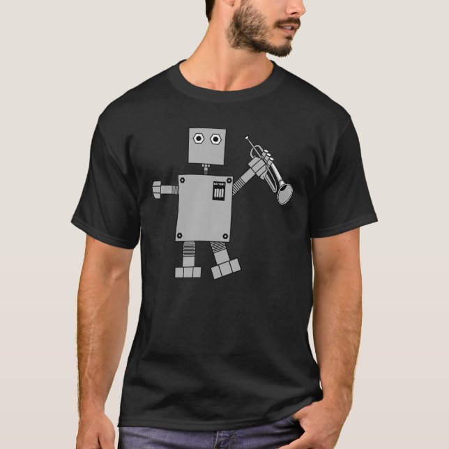 Camiseta Trumpet Robot (Anverso)