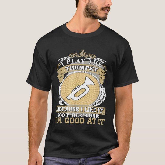 Camiseta Trumpet - Toco La Idea De Trumpet Lover (Anverso)