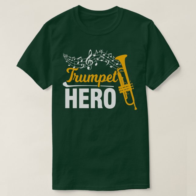 Camiseta Trumpet trompetero instrumento musical música eóli (Diseño del anverso)