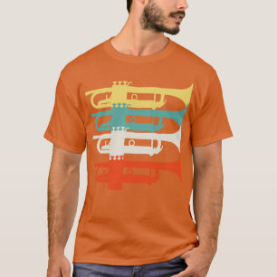 Camiseta Trumpet Trumpeter Player Retro