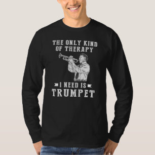 Camiseta Trumpet Up sonríe con el único tratamiento necesar