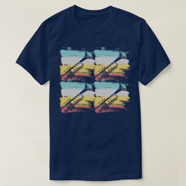 Camiseta Trumpet Vintage (Diseño del anverso)