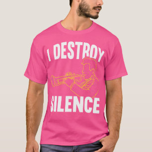 Camiseta Trumpete de instrumentos musicales de jazz