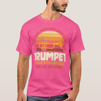 Camiseta Trumpete retro del regalo de Trumpeter divertido d