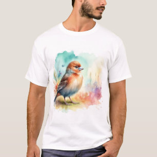 Camiseta Trumpeter Finch 280824AREF142 - Watercolor