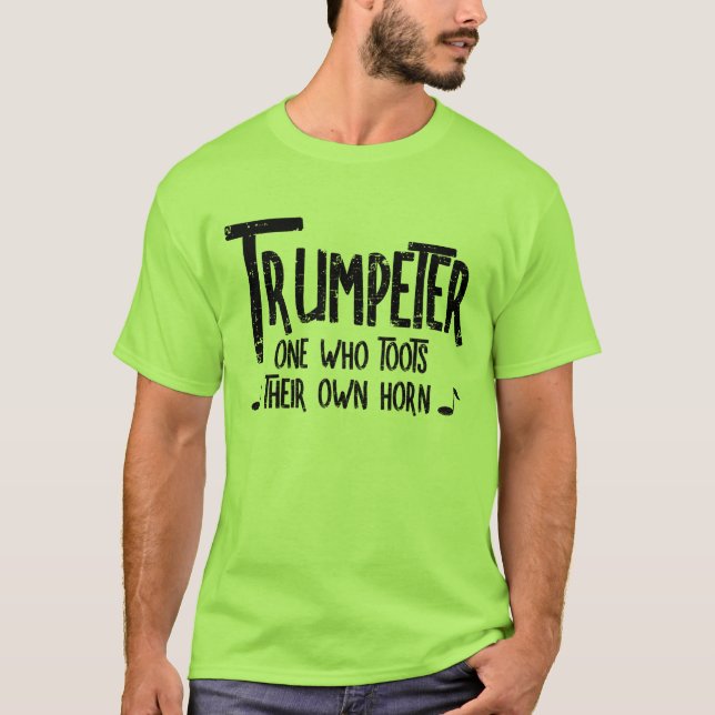 Camiseta Trumpeter Rough Text (Anverso)