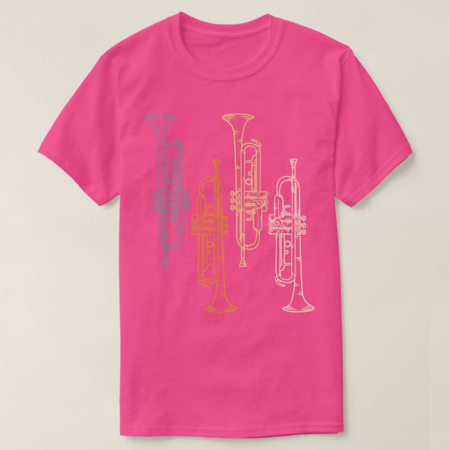Camiseta Trumpets Vintage (Diseño del anverso)