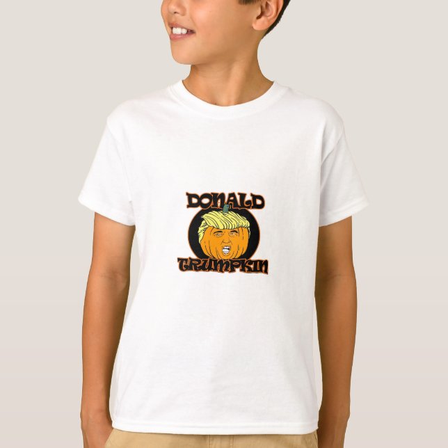 Camiseta Trumpkin disfraz de Donald Halloween (Anverso)