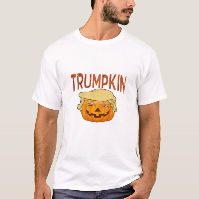 Camiseta Trumpkin Halloween Funny Classic - Sloll Mask Desi (Anverso)