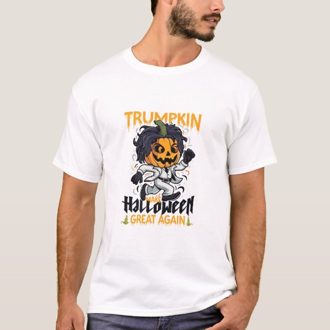 Camiseta Trumpkin Hallowen Costume Tee (Anverso)