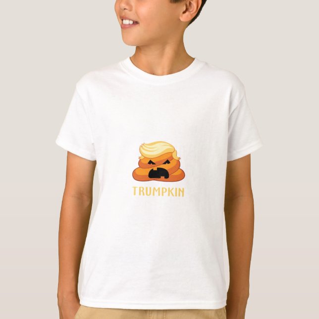 Camiseta Trumpkin Poop Funny Halloween (Anverso)