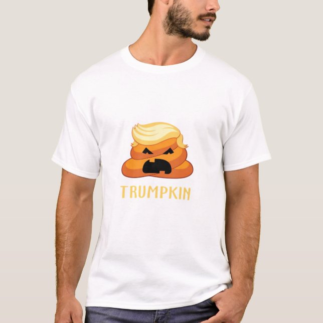 Camiseta Trumpkin Poop Funny Halloween (Anverso)